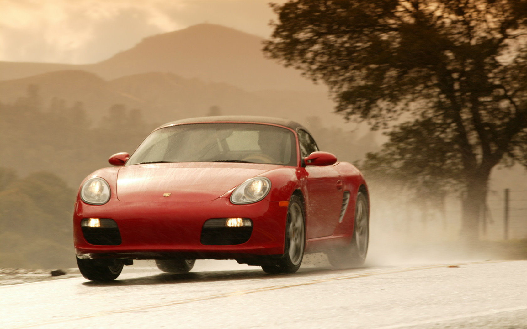 Porsche Boxster Desktop Wallpaper