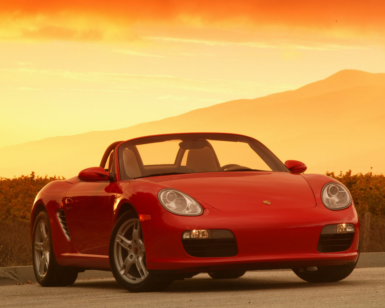 Porsche Boxster Desktop Wallpaper