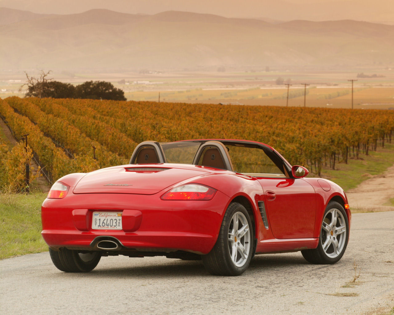 Porsche Boxster Desktop Wallpaper