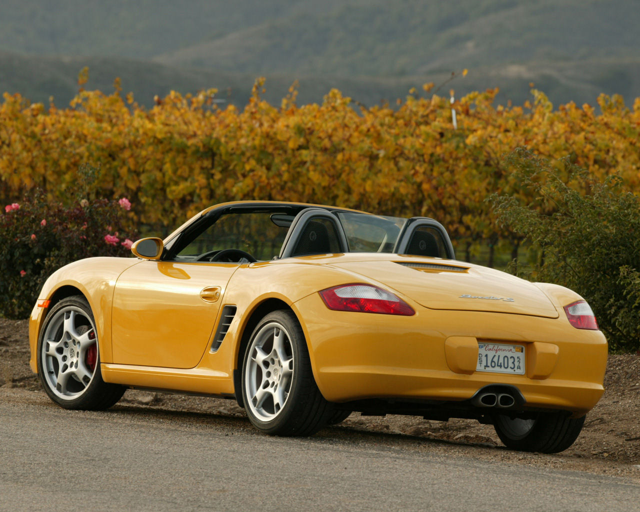 Porsche Boxster Desktop Wallpaper