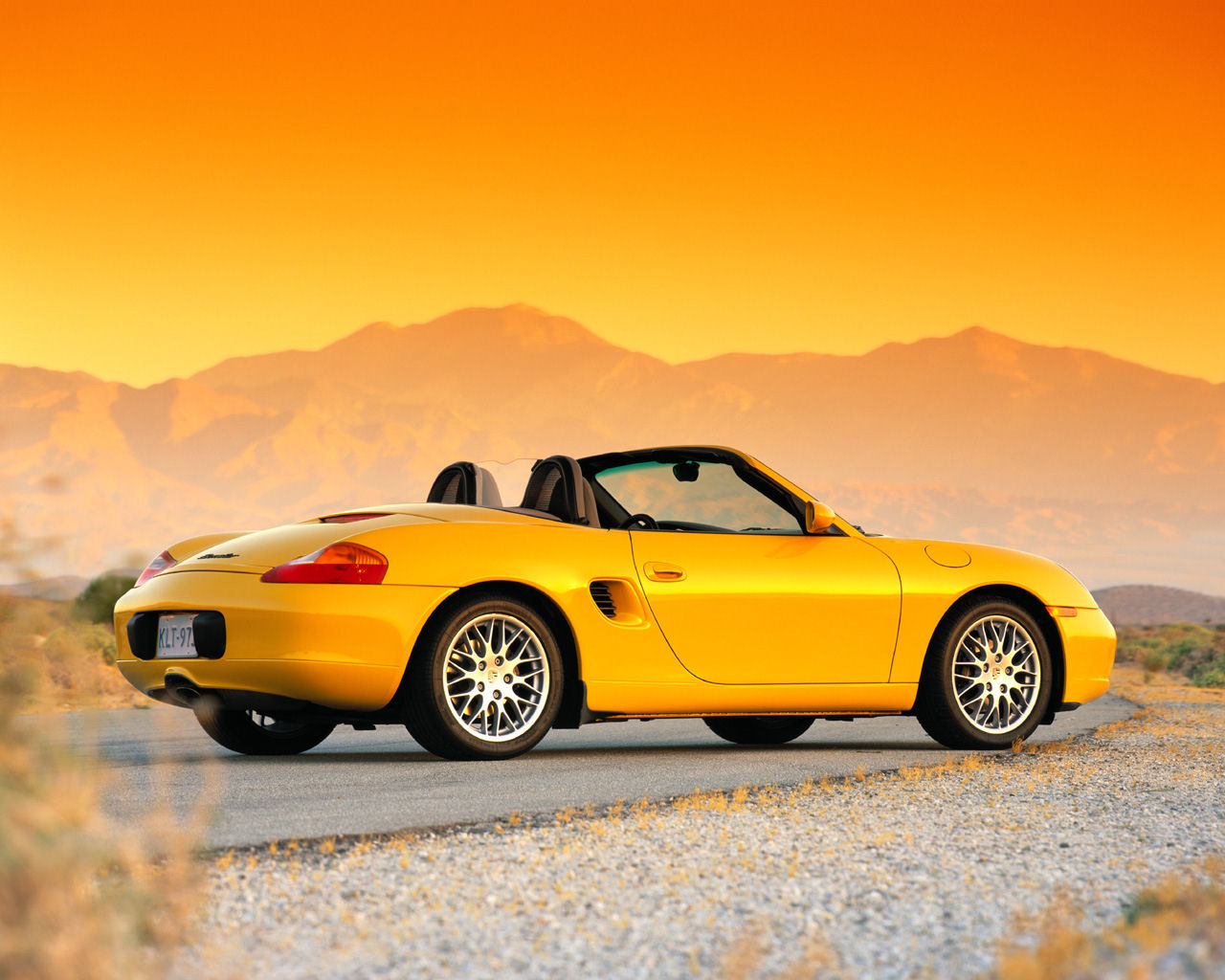 Porsche Boxster Desktop Wallpaper