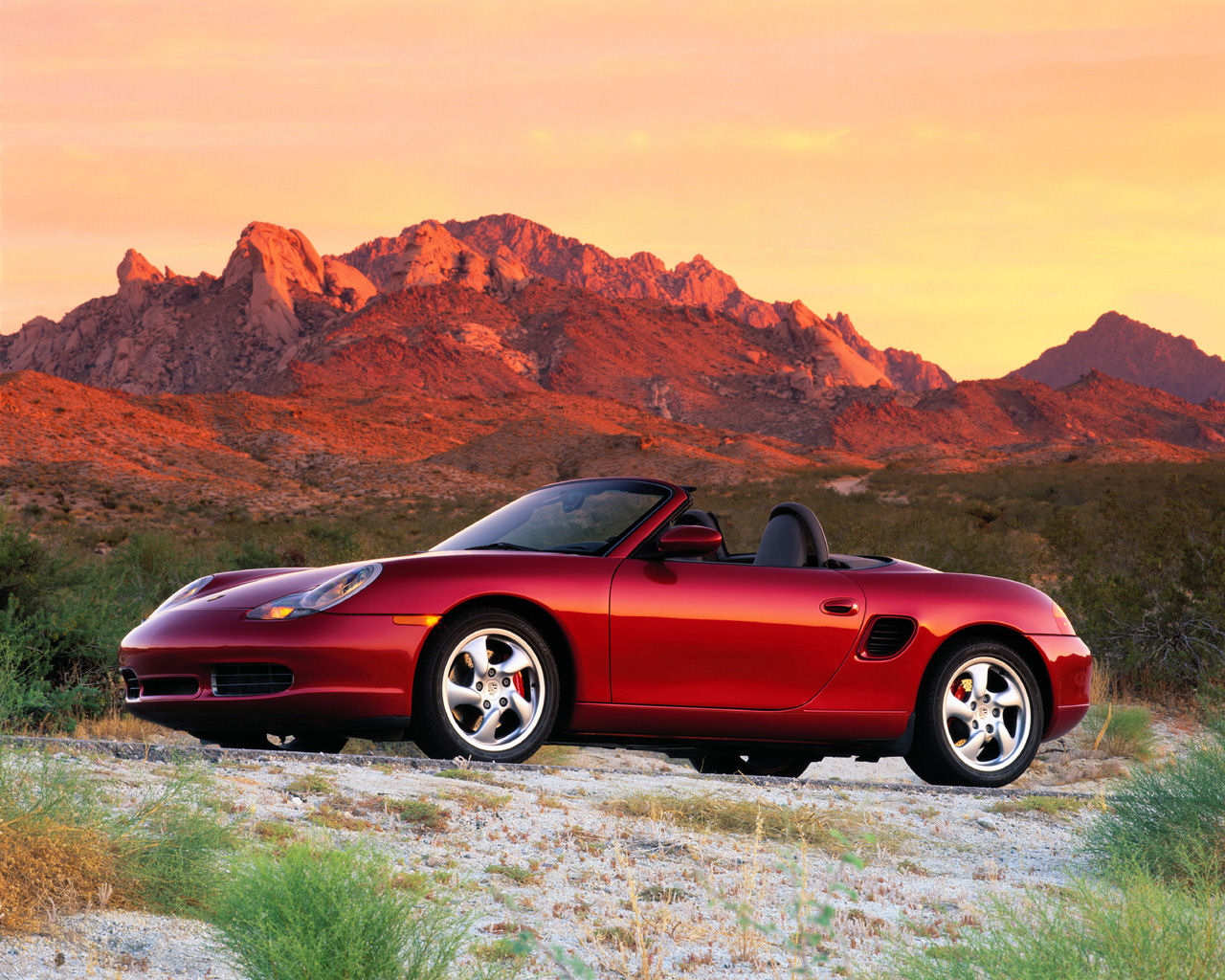 Porsche Boxster Desktop Wallpaper