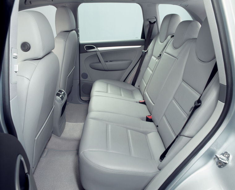 2005 Porsche Cayenne S Rear Seats Picture