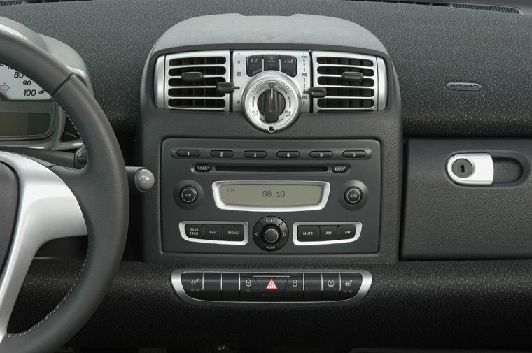 2009 Smart Fortwo Cabrio Center Console Picture