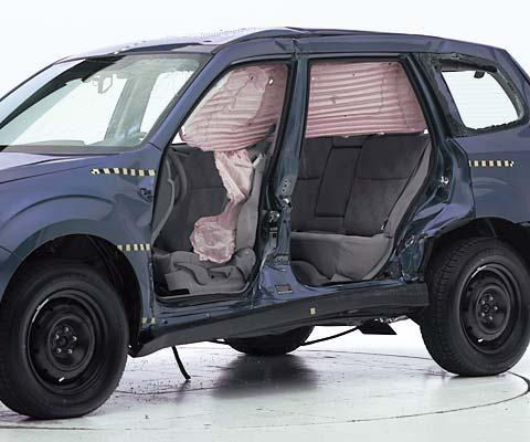 2009 Subaru Forester IIHS Side Impact Crash Test Picture