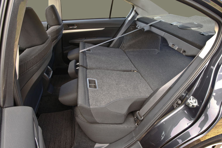 2010 Subaru Legacy 2.5i Rear Seats Folded Picture