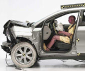 2010 Subaru Tribeca IIHS Frontal Impact Crash Test Picture