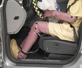 2010 Subaru Tribeca IIHS Frontal Impact Crash Test Picture