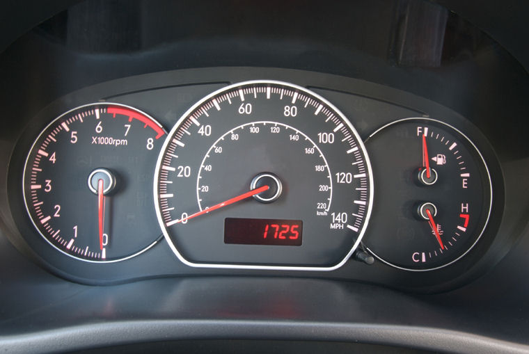 2009 Suzuki SX4 Sedan Gauges Picture