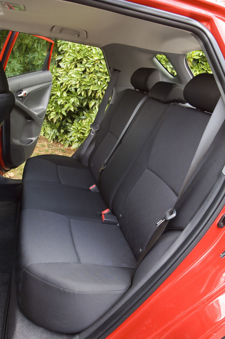 2009 Toyota Matrix S Rear Seats Picture