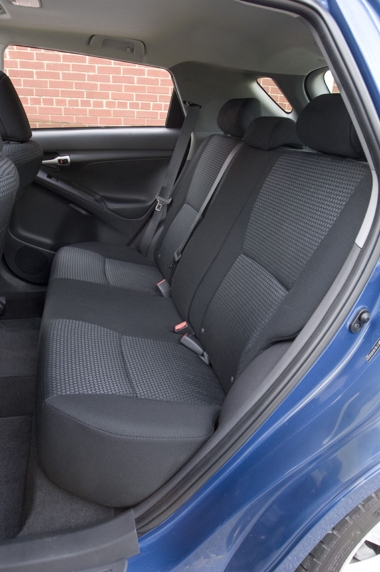 2009 Toyota Matrix XRS Rear Seats Picture