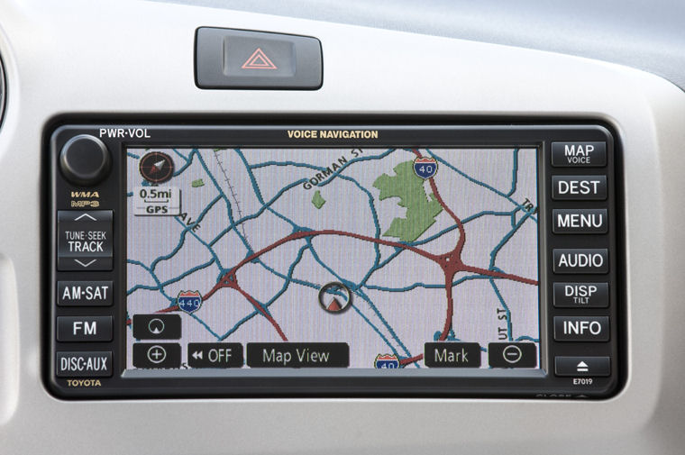 2009 Toyota Matrix XRS Navigation Screen Picture