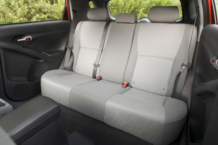 2009 Toyota Matrix XRS Rear Seats Picture