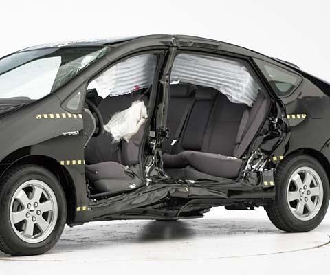 2011 Toyota Prius IIHS Side Impact Crash Test Picture