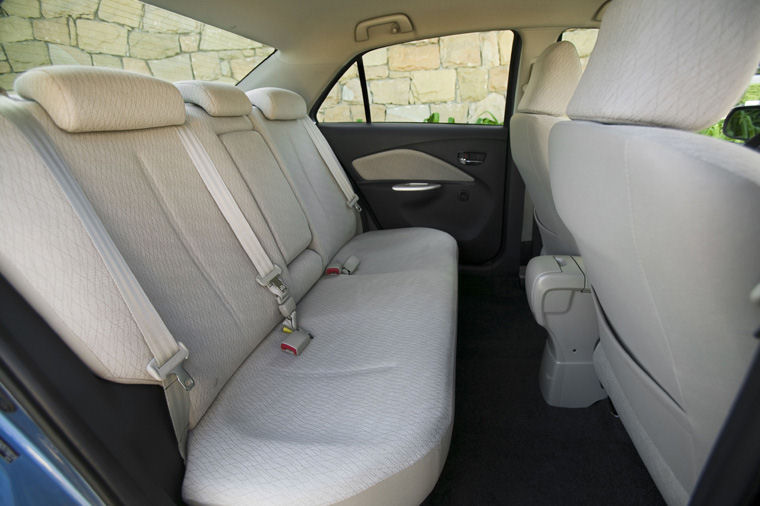 2007 Toyota Yaris Sedan Rear Seats Picture