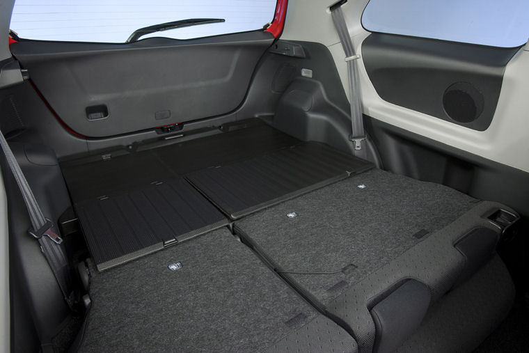 2009 Toyota Yaris 3-door Hatchback Rear Seats Folded Picture