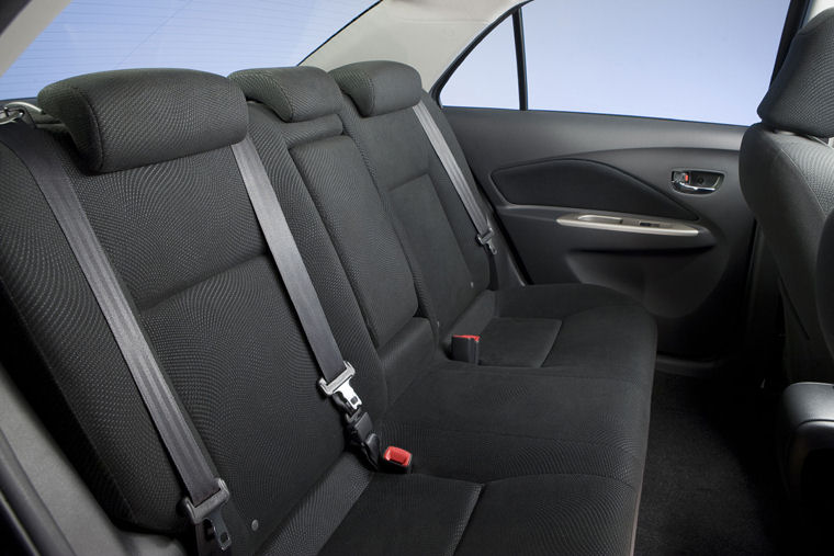 2009 Toyota Yaris Sedan Rear Seats Picture