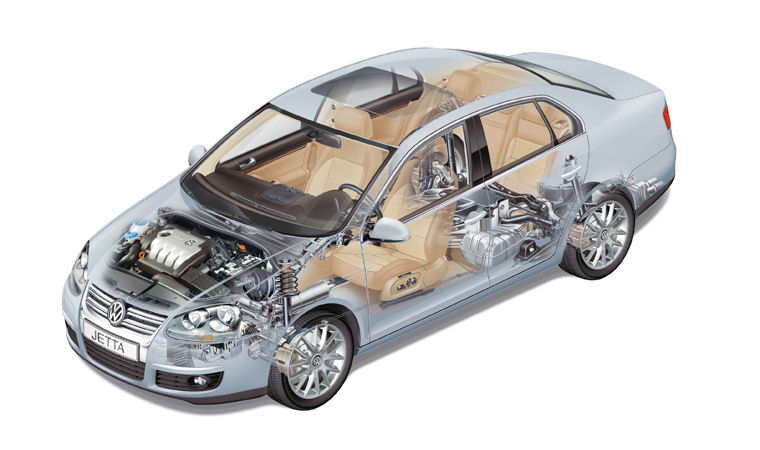 2009 Volkswagen (VW) Jetta Chassis Picture